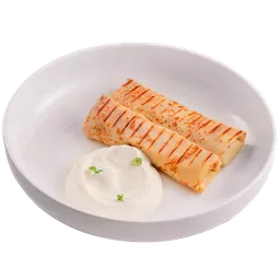Блины с ветчиной