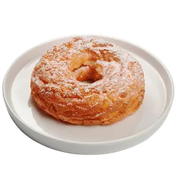 Кольцо с кремом чиз и солёной карамелью