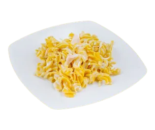Спиральки с курочкой