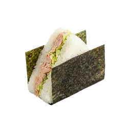 Онигири с курицей цезарь
